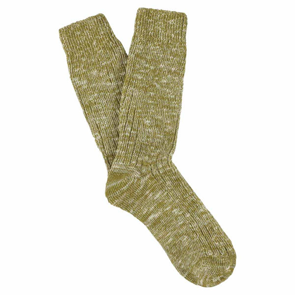 Escuyer Women Melange Socks Green Flash