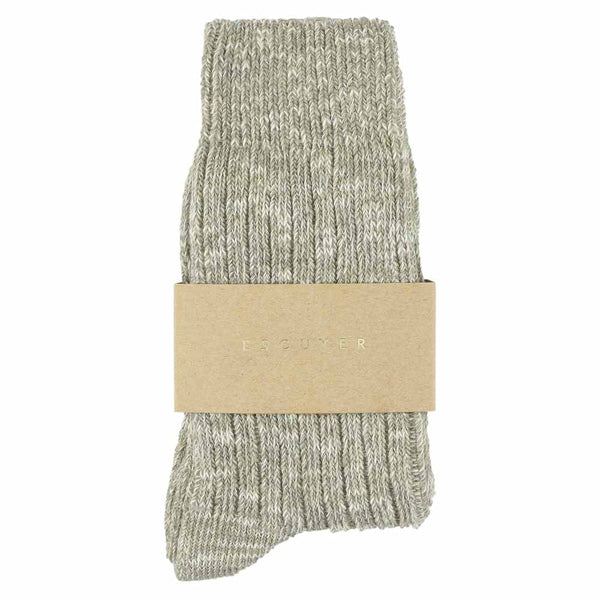 Escuyer Women Melange Socks - Light Grey