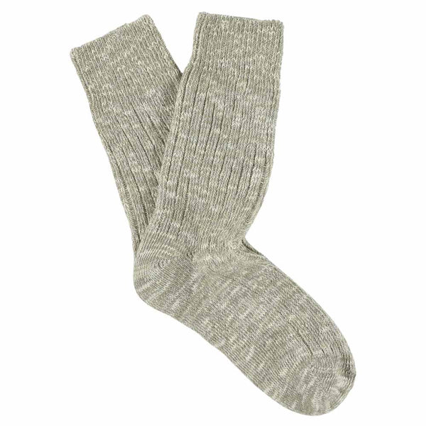 Escuyer Women Melange Socks - Light Grey