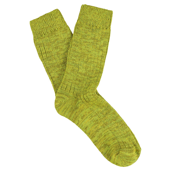 Escuyer Women Melange Socks - Lime