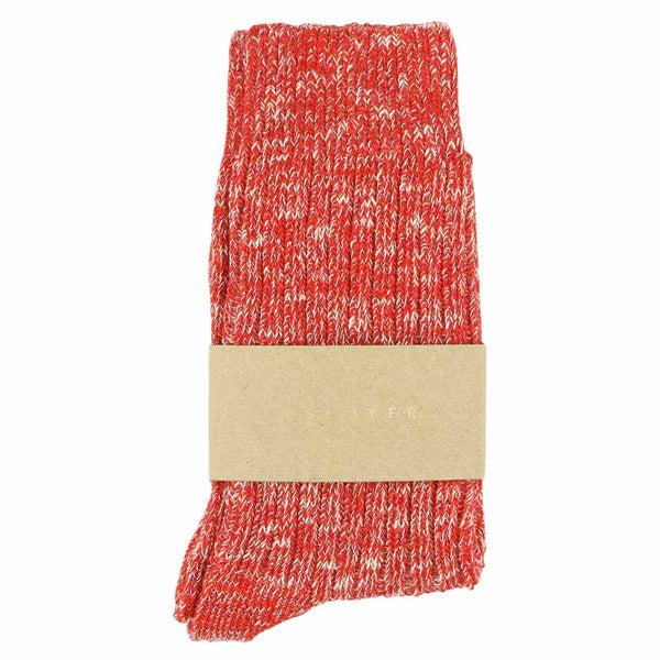 Escuyer Women Melange Socks - Orange