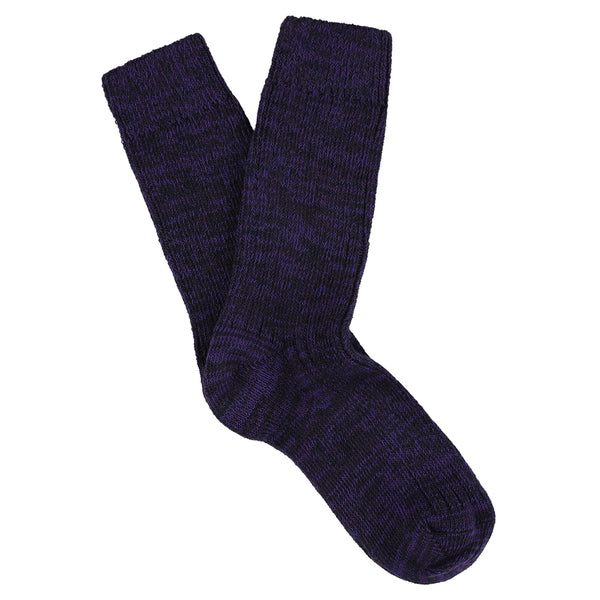 Escuyer Women Melange Socks - Purple / Blue