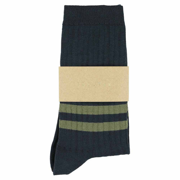 Escuyer Women Stripes - Blue / Olive