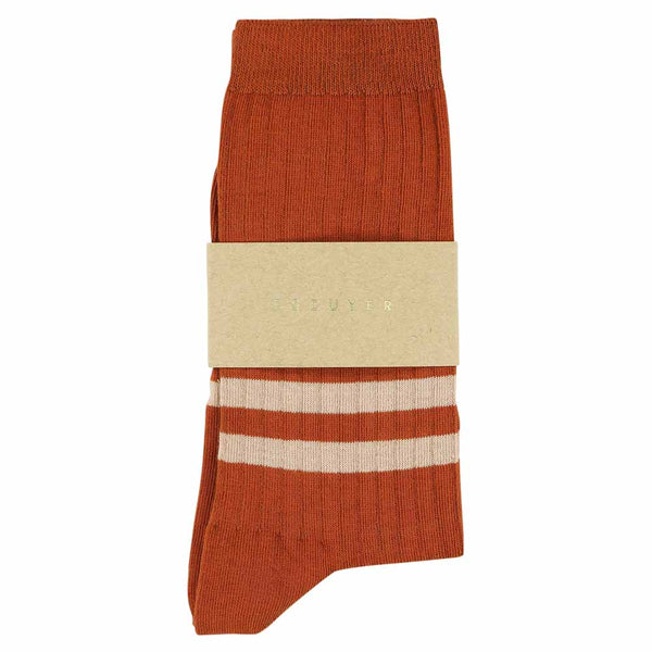 Escuyer Women Stripes - Brick / Pink