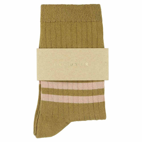 Escuyer Women Stripes Bronze / Pink