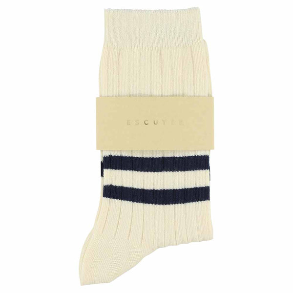 Escuyer Women Stripes Ecru / Blue