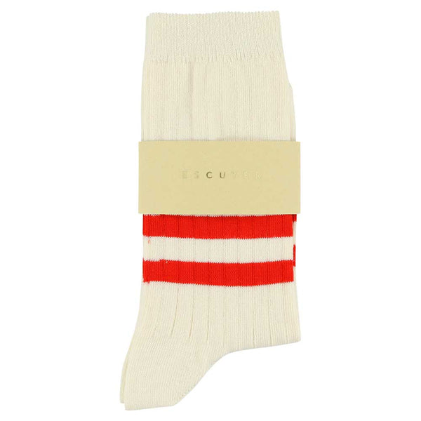 Escuyer Women Stripes Ecru / Orange