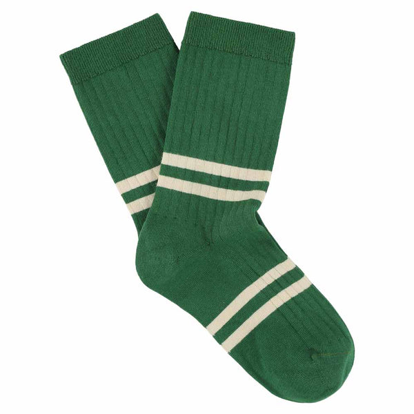 Escuyer Women Stripes Green / Ecru