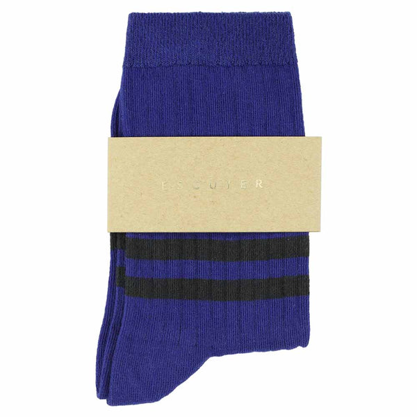 Escuyer Women Stripes Strong Blue / Black