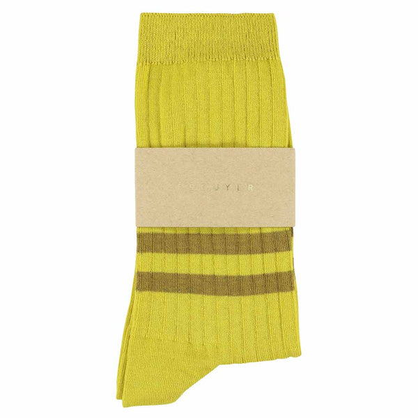 Escuyer Women Stripes - Yellow / Olive