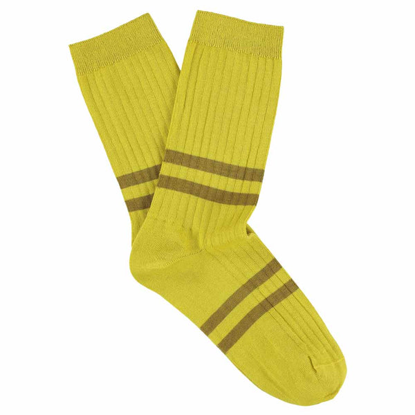 Escuyer Women Stripes - Yellow / Olive