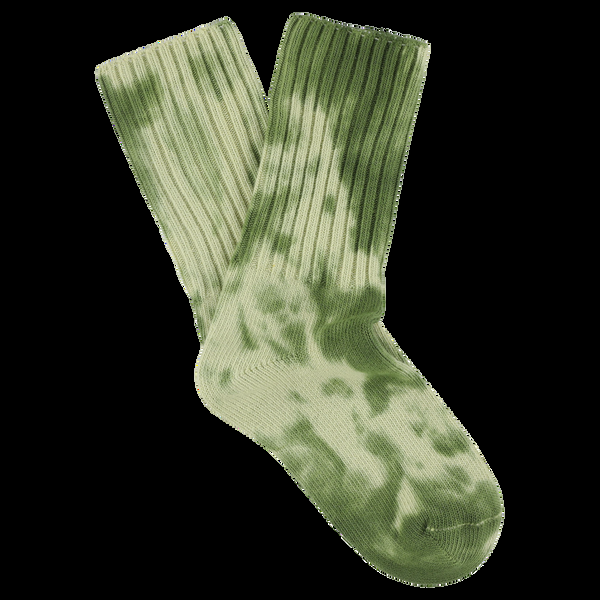 Escuyer Women Tie Dye Socks - Olive