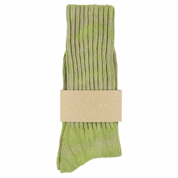 Escuyer Women Tie Dye Socks - Spring Green