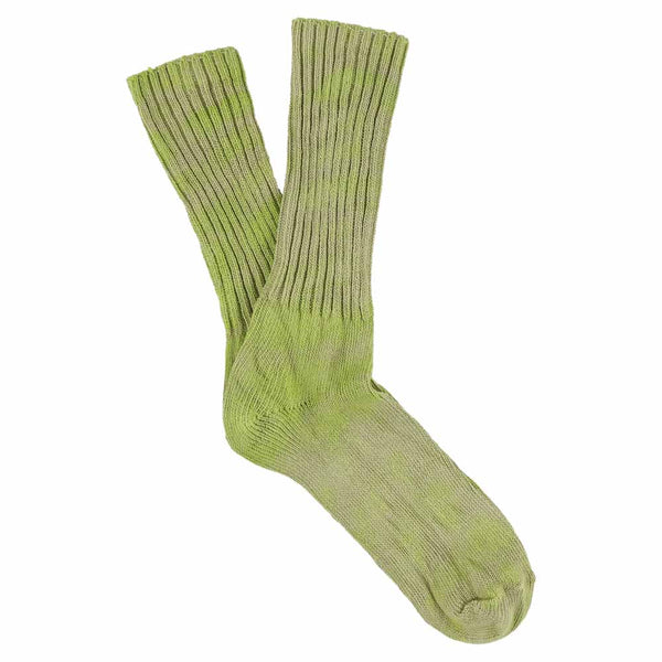 Escuyer Women Tie Dye Socks - Spring Green