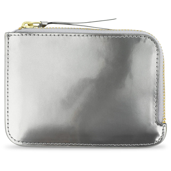 Escuyer Zip Wallet - Argent Métallisé