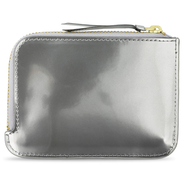 Escuyer Zip Wallet - Argent Métallisé