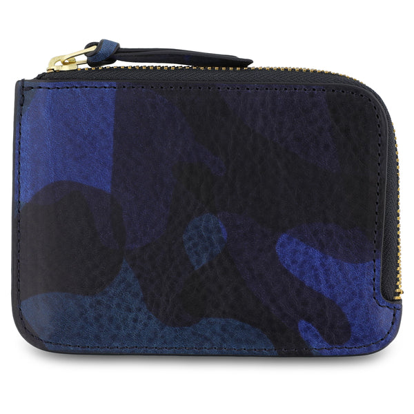 Escuyer Zip Wallet - Blue Camouflage