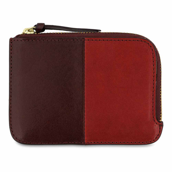 Escuyer Zip Wallet - Burgundy / Red