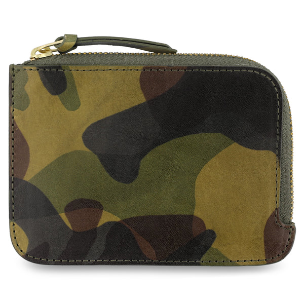 Escuyer Zip Wallet - Light Green Camouflage