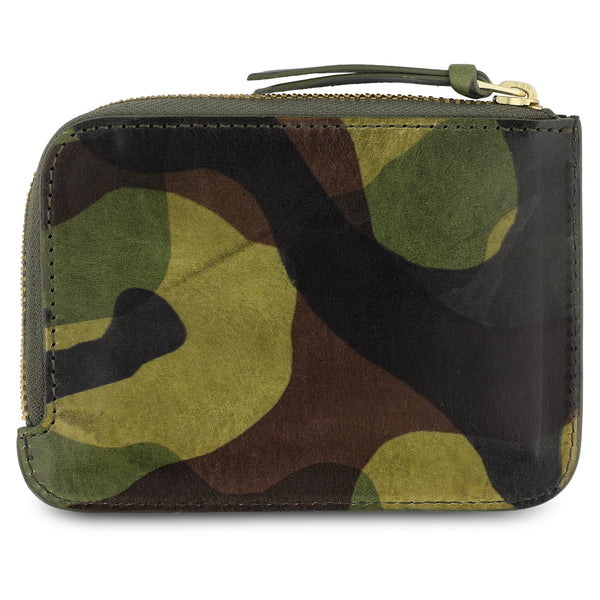 Escuyer Zip Wallet - Light Green Camouflage