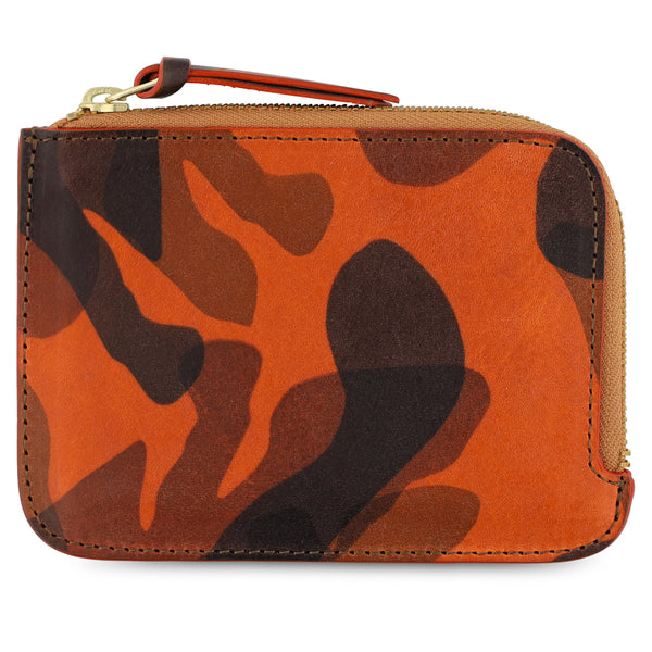 Escuyer Zip Wallet - Orange Camouflage