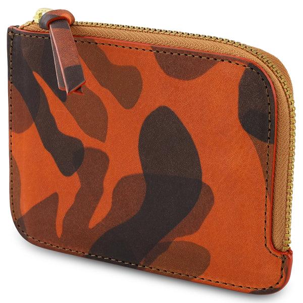 Escuyer Zip Wallet - Orange Camouflage