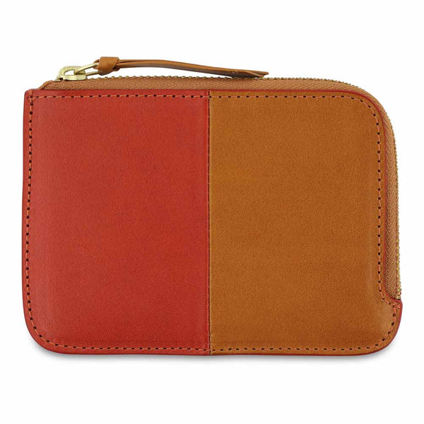 Escuyer Zip Wallet - Orange / Mustard