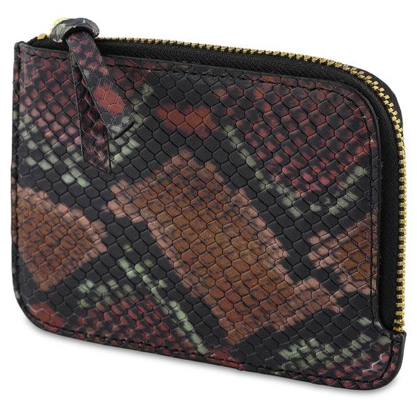 Escuyer Zip Wallet - Snake Print