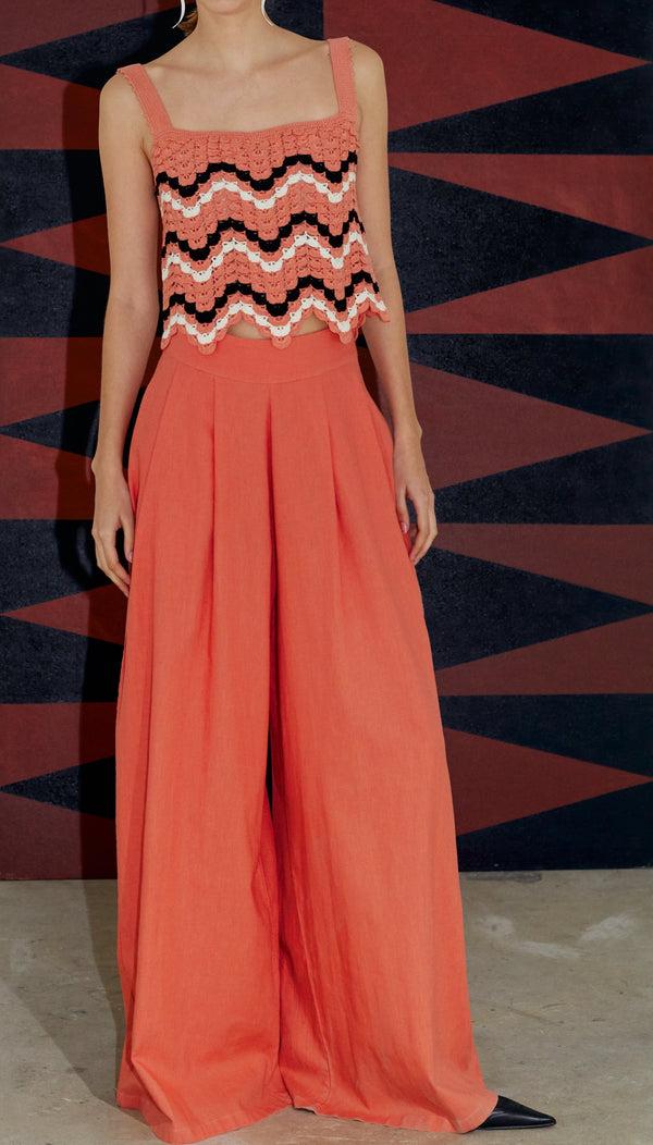 Escvdo ACASIA PANTS | PEACH