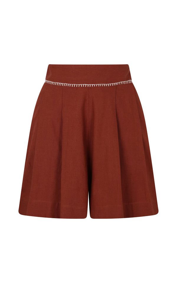 escvdo AMALIA SHORTS | BROWN