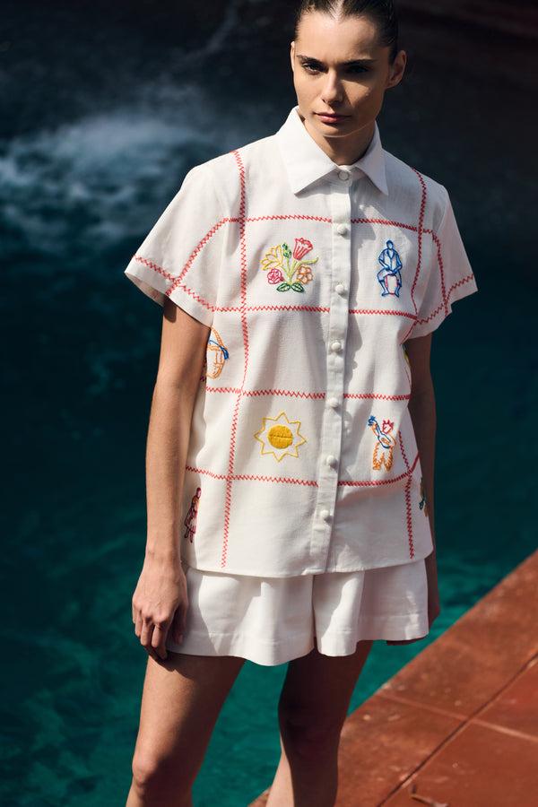 Escvdo AMALIA SHORTS | IVORY