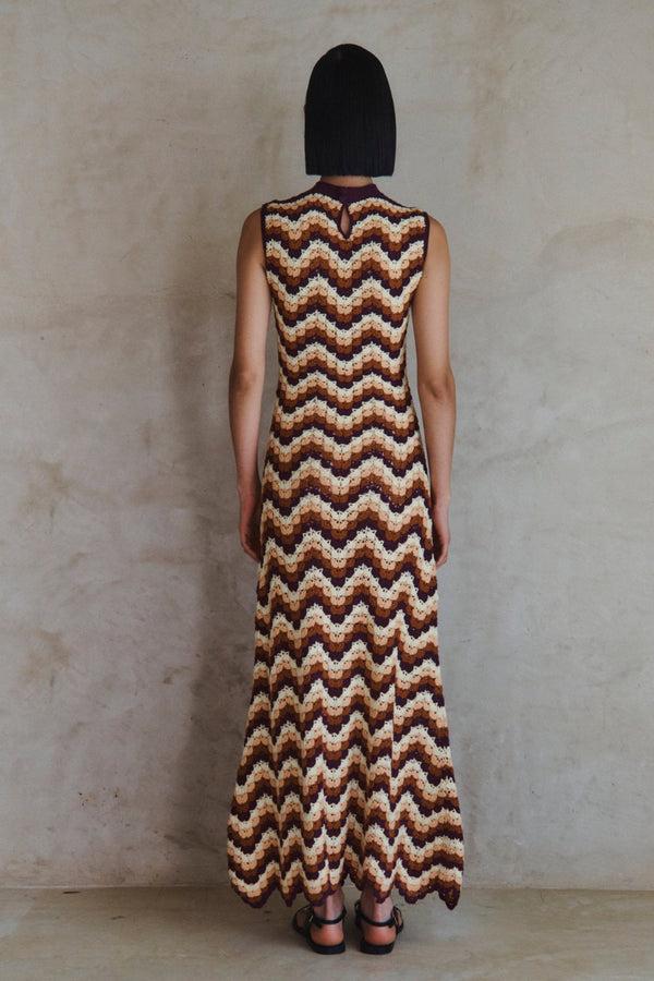 Escvdo AMAZONAS MAXI DRESS | TERRACOTA