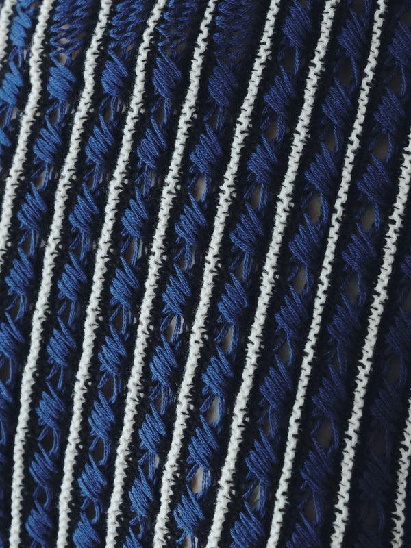 Escvdo APU MIDI SKIRT | ELECTRIC BLUE - BLACK