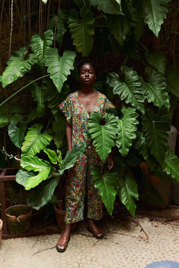 escvdo BARAHONA JUMPSUIT | TROPICAL PRINT