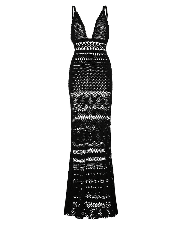 escvdo BELLA MAXI DRESS | BLACK