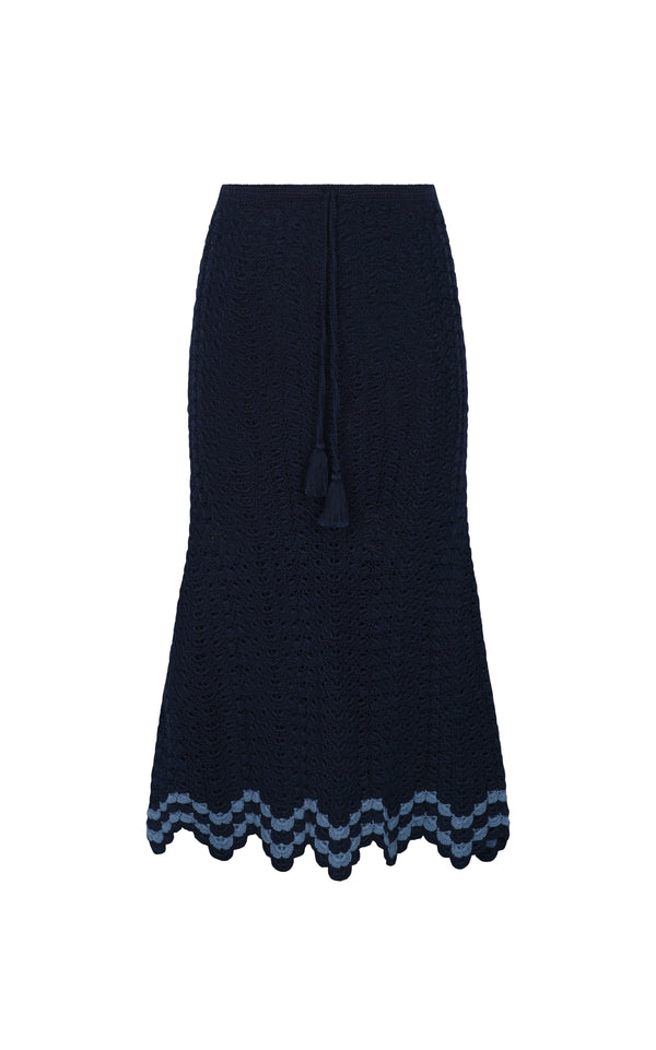 escvdo BRISA SKIRTVY / SKY BLUE