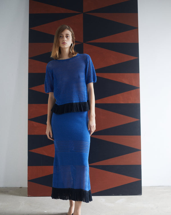 Escvdo CARISA BLOUSE | BLUE