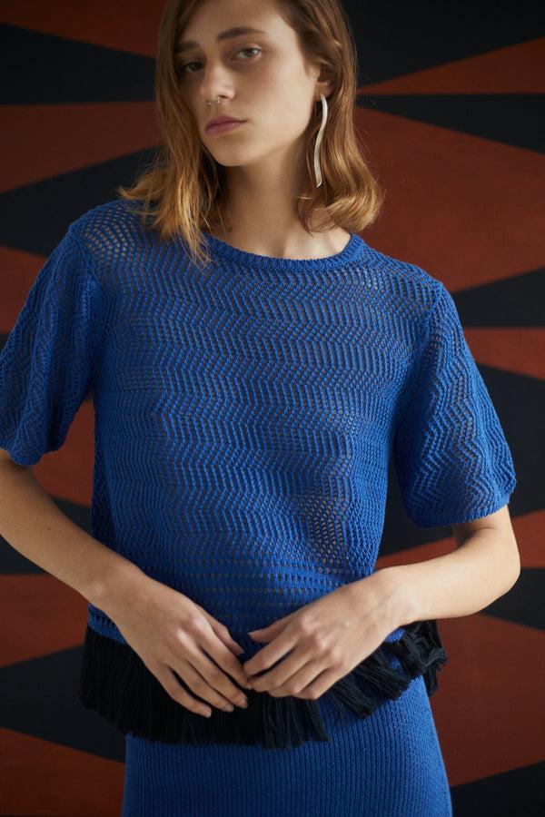 Escvdo CARISA BLOUSE | BLUE