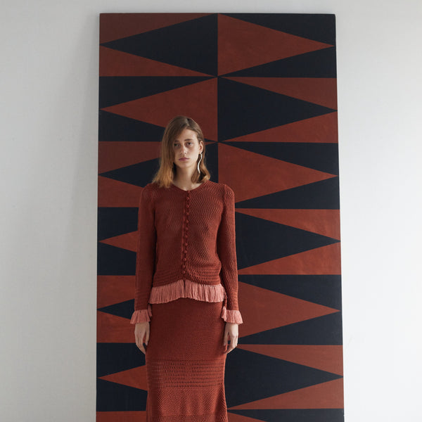 Escvdo CARISA CARDIGAN | BROWN