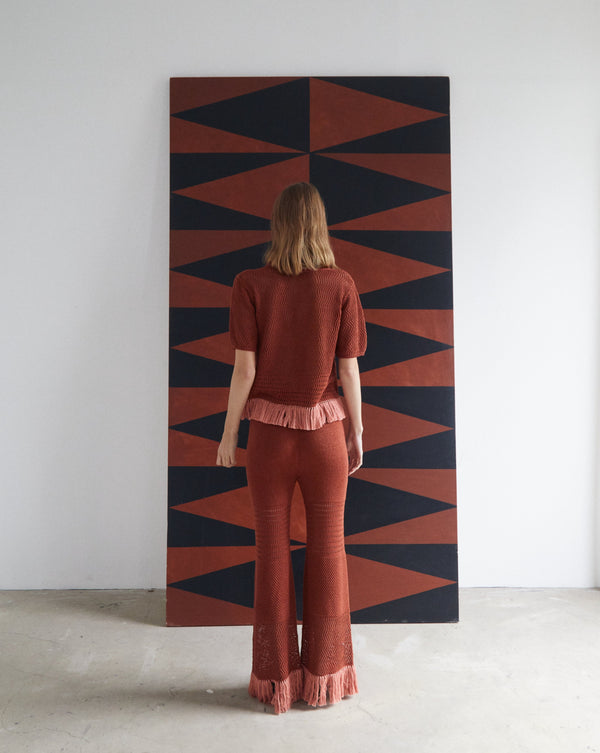 Escvdo CARISA PANTS | BROWN