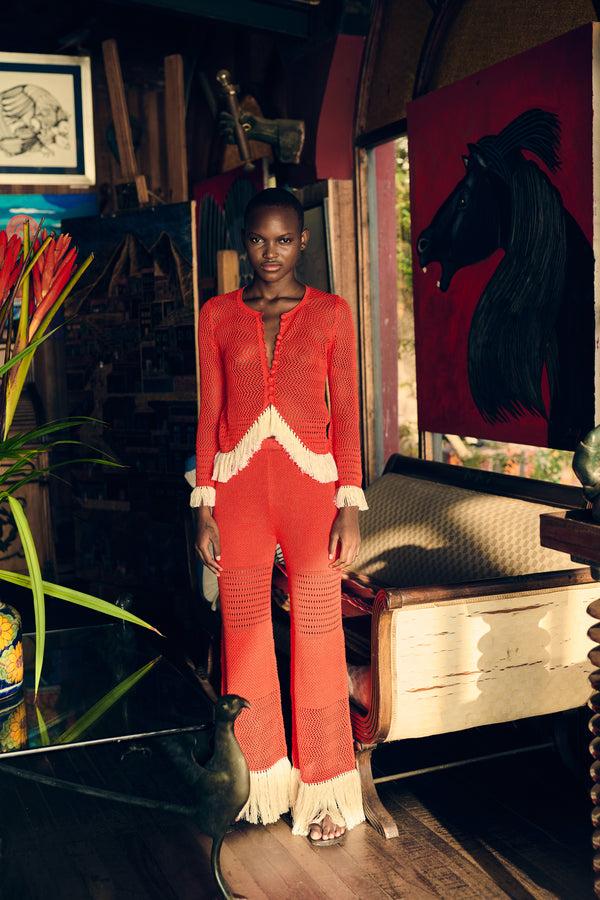 Escvdo CARISA PANTS | TANGERINE