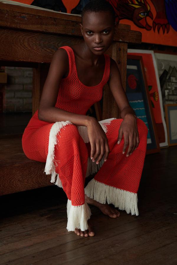 Escvdo CARISA PANTS | TANGERINE