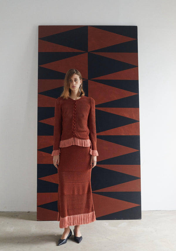 Escvdo CARISA SKIRT | BROWN