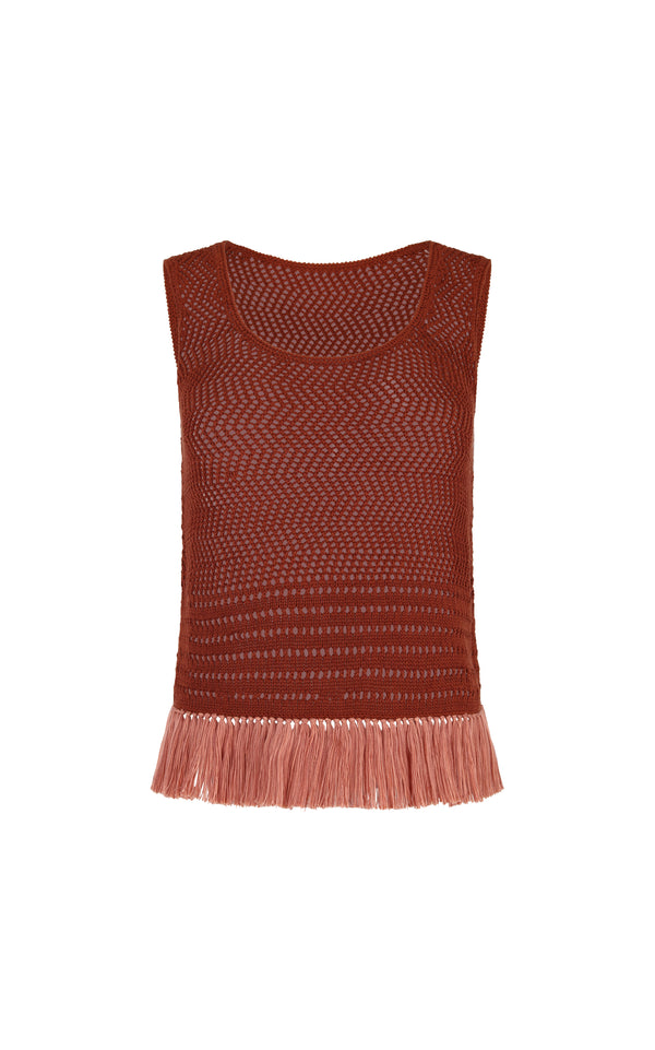 escvdo CARISA TOP | BROWN