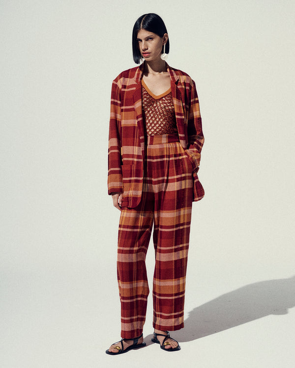 Escvdo CHILLACO PANTS | ORANGE-BROWN