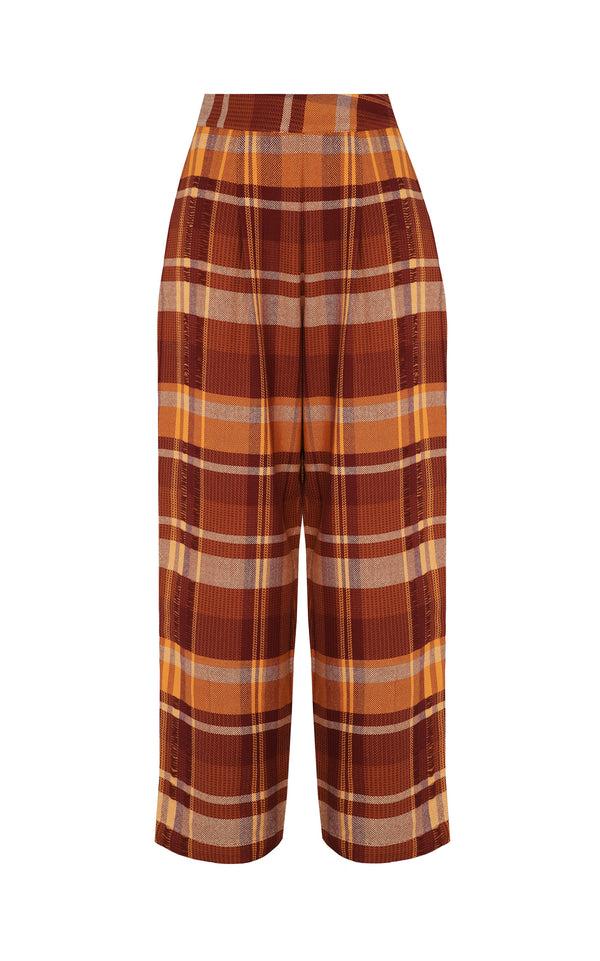 Escvdo CHILLACO PANTS | ORANGE-BROWN