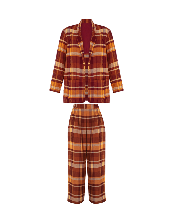 escvdo CHILLACO SET | ORANGE-BROWN