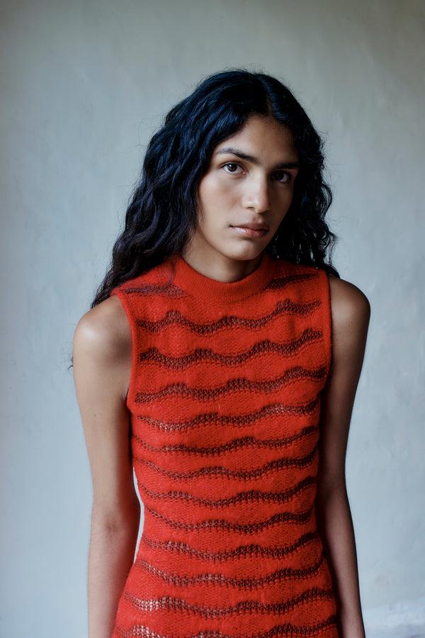 Escvdo CONA MAXI DRESS | BURGUNDY - FUCHSIA