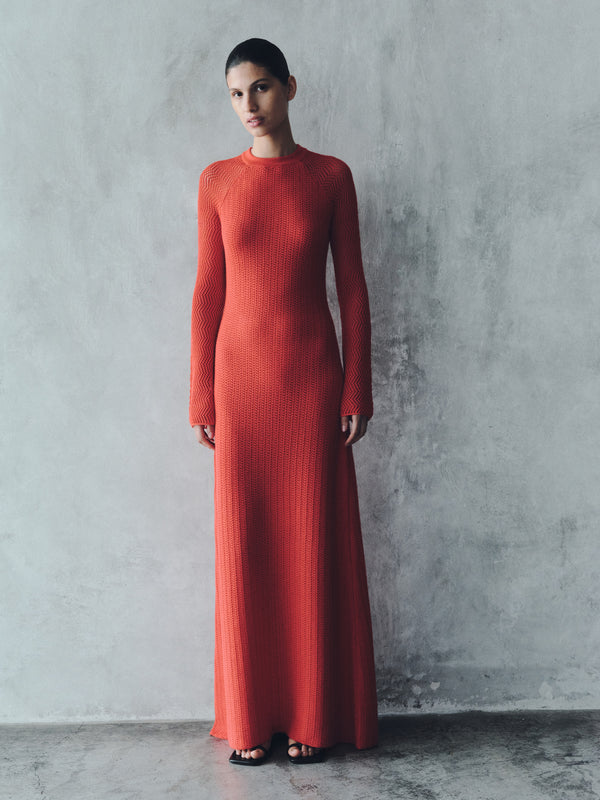 Escvdo CUMBRE MAXI DRESS | TANGERINE