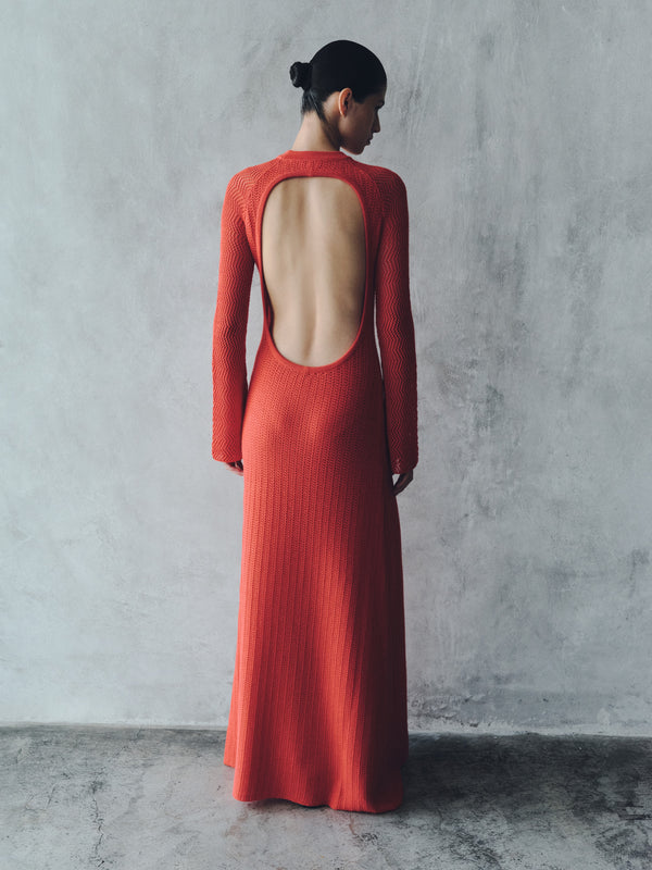 Escvdo CUMBRE MAXI DRESS | TANGERINE